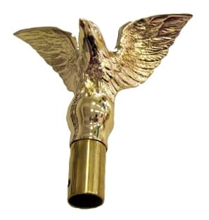 Flag Accessory - Eagle 6 1/2 in. Metal Gold Flying